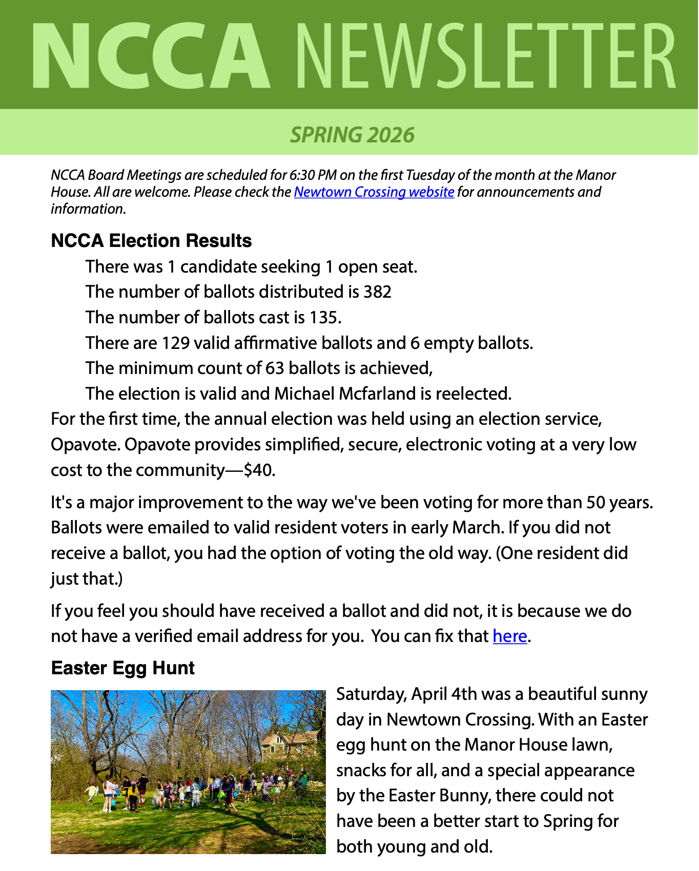 SPRING newsletter